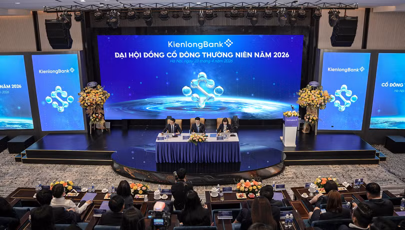 Toàn cảnh ĐHĐCĐ thường niên KienlongBank năm 2026