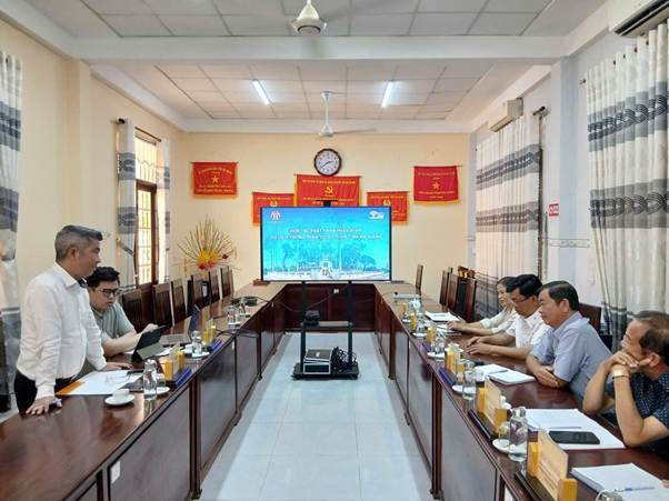 Buổi làm việc giữa IGB và Ban Quản lý Di tích Văn hóa Óc Eo