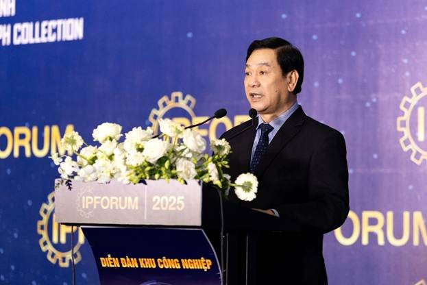 Ông Đào Xuân Đức - Chủ tịch Diễn đàn Khu công nghiệp năm 2025 phát biểu khai mạc Diễn đàn