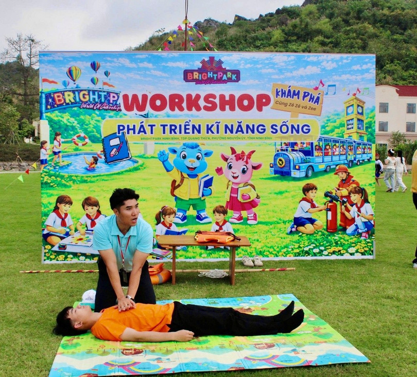 Học sinh tham gia các chương trình kỹ năng sinh tồn, thực hành xử lý tình huống thực tế