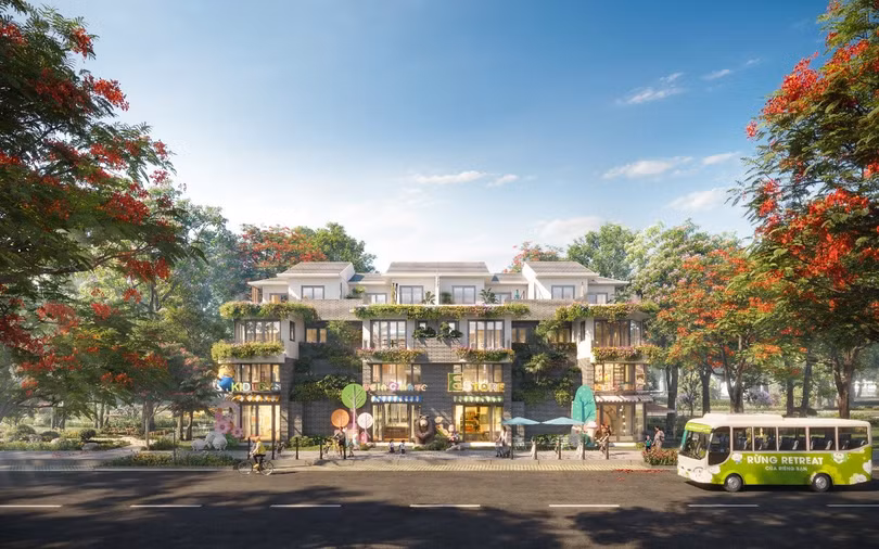 Rừng Phượng – Phân khu giáo dục toàn diện đầu tiên tại Eco Retreat. Ảnh: Phương Nguyên.