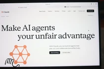 Trang web giới thiệu về mô hình AI Claude do Anthropic phát triển. Ảnh: Getty.