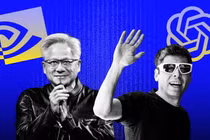 CEO Nvidia Jensen Huang và CEO OpenAI Sam Altman. Ảnh: FT.