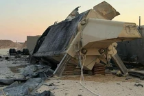 Hệ thống radar AN/TPY-2 thuộc hệ thống THAAD bị phá hủy trong các cuộc giao tranh với lực lượng Iran. Ảnh: MW.