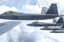 Máy bay chiến đấu F-22 của Lực lượng Vệ binh Quốc gia Không quân Hawaii. Ảnh: MW.