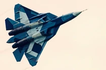 Máy bay chiến đấu thế hệ thứ 5 Su-57 của Nga. Ảnh: MW.