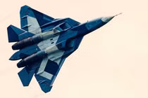 Máy bay chiến đấu thế hệ thứ 5 Su-57 của Nga. Ảnh: MW.