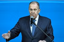 Ngoại trưởng Nga Sergey Lavrov phát biểu tại một sự kiện ở Moscow ngày 5/1. Ảnh: Sputnik.