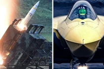 Cảnh phóng tên lửa ATACMS và máy bay chiến đấu tàng hình J-20 của Trung Quốc. Ảnh: MW.