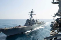 Mỹ đã triển khai nhiều chiến hạm tới khu vực Trung Đông để vây hãm Iran. Ảnh: Getty.