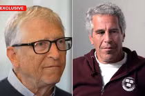 Tỷ phú Bill Gates và tội phạm tình dục quá cố Jeffrey Epstein. Ảnh: People.