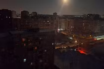 Tình trạng mất điện được ghi nhận ở vùng Belgorod. Ảnh: Getty.