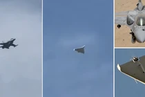 Chiến đấu cơ F-16E, UAV Shahed-136 và cuộc truy đuổi trên bãi biển Almamzar. Ảnh: MW.