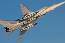 Máy bay ném bom Tu-22M3 được trang bị tên lửa Kh-22. Ảnh: MW.