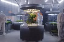 Hình ảnh minh họa ý tưởng về một cơ sở ươm giống cây trồng trên Sao Hỏa. Ảnh: Getty.