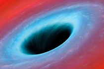 Ảnh đồ họa về một hố đen vu trụ. Ảnh: Getty.