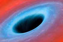 Ảnh đồ họa về một hố đen vu trụ. Ảnh: Getty.