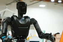 Robot hình người Phantom Mk-I hiện đang được thử nghiệm tại các nhà máy và xưởng đóng tàu ở nhiều nơi. Ảnh: IE.