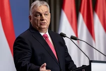 Thủ tướng Hungary Viktor Orban phát biểu tại cuộc họp báo thường niên ở Budapest, Hungary, ngày 5/1. Ảnh: Getty.