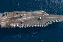 Siêu tàu sân bay USS Gerald Ford của Hải quân Mỹ. Ảnh: MW.