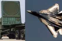 Radar phòng không Patriot và máy bay chiến đấu Su-57. Ảnh: MW.