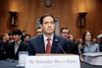 Ngoại trưởng Mỹ Marco Rubio ra điều trần trước Ủy ban Đối ngoại Thượng viện về đề xuất ngân sách năm tài chính 2027 của Tổng thống Donald Trump dành cho Bộ Ngoại giao, tại Đồi Capitol ở Washington, D.C., Mỹ hôm 2/6. Ảnh: Reuters.