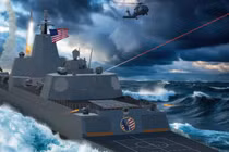 Ảnh đồ họa về chiến hạm lớp Trump mới được công bố. Ảnh: IE.