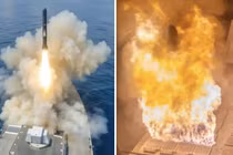 Tên lửa hành trình Tomahawk được phóng trong cuộc tấn công của Mỹ vào Iran. Ảnh: MW.