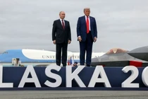 Tổng thống Mỹ Donald Trump gặp Tổng thống Nga Vladimir Putin tại Anchorage, Alaska, Mỹ, ngày 15/8/2025. Ảnh: Sputnik.