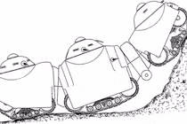 Bản vẽ phác thảo của nhà thiết kế dựa trên bằng sáng chế chính thức của Pháp. Ảnh: IE.