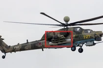 Trực thăng tấn công Mi-28 được trang bị tên lửa Khrizantema. Ảnh: MW.