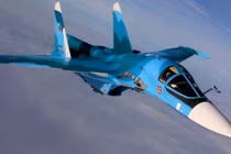 Máy bay chiến đấu Su-34 của Nga. Ảnh: MW.