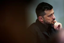 Tổng thống Ukraine Volodymyr Zelensky trong phiên họp Đại hội đồng Liên Hợp Quốc lần thứ 80 tại thành phố New York, Mỹ ngày 23/9. Ảnh: Reuters.