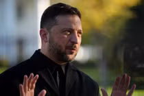 Tổng thống Ukraine Volodymyr Zelensky. Ảnh: Getty.