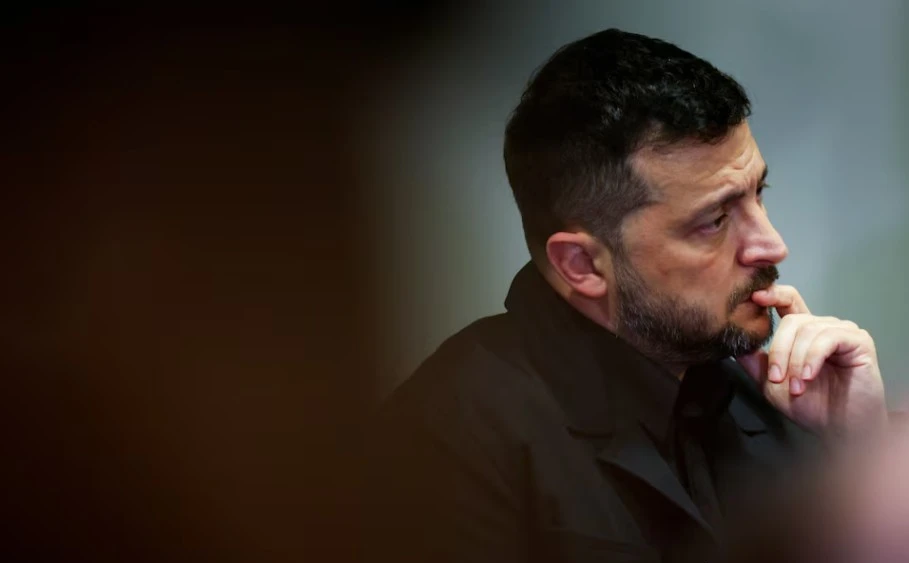 Tổng thống Ukraine Volodymyr Zelensky trong phiên họp Đại hội đồng Liên Hợp Quốc lần thứ 80 tại thành phố New York, Mỹ ngày 23/9. Ảnh: Reuters.