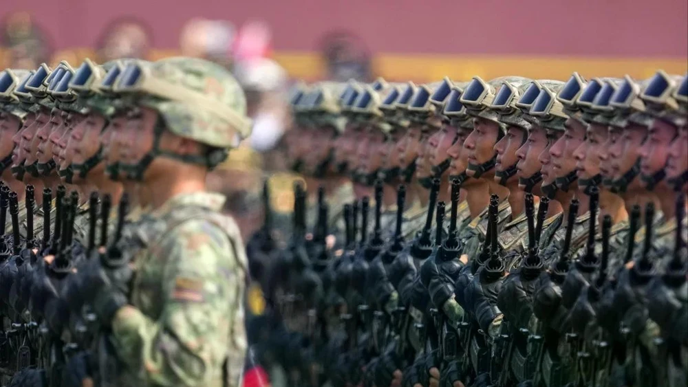 Quân Giải phóng Nhân dân Trung Quốc cho biết công nghệ lượng tử đang được thử nghiệm trên tiền tuyến. Ảnh: Xinhua.