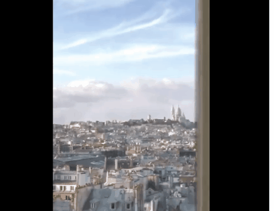 Hình ảnh Paris bị ném bom trong video