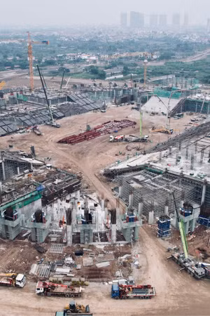 Sân vận động 60.000 chỗ tại Hưng Yên lộ diện hình hài