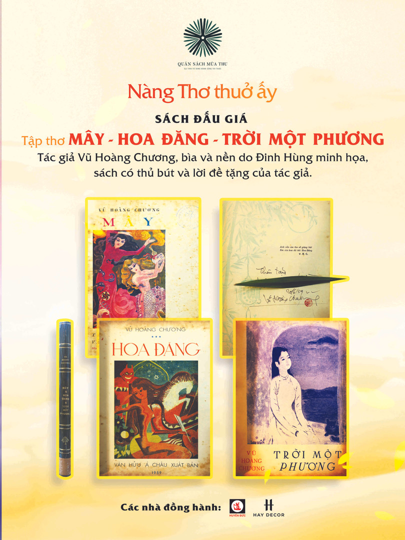 Các cuốn sách sẽ đấu giá gây quỹ trong đêm nhạc 