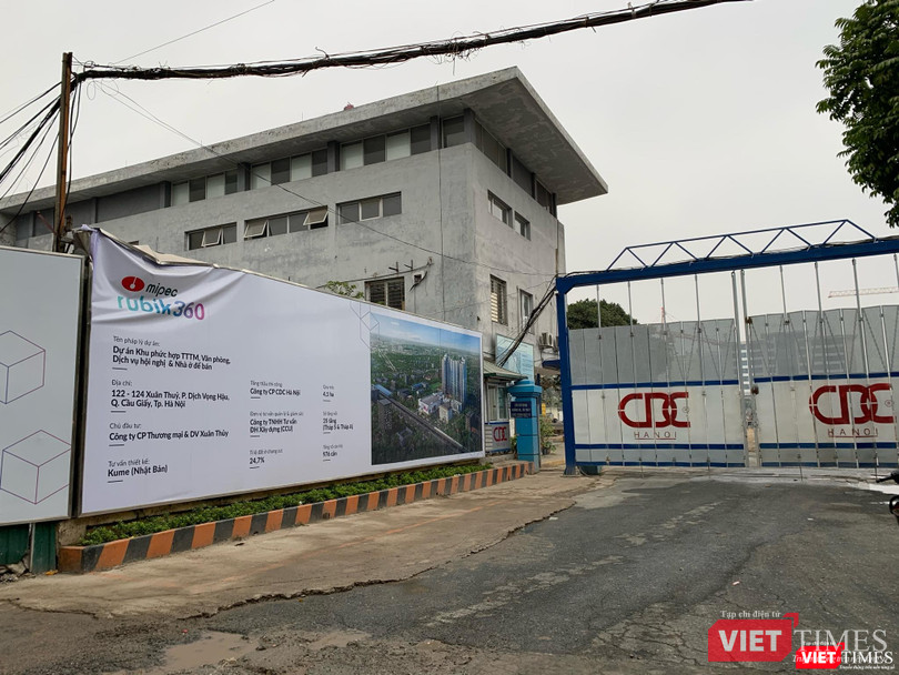 MIPEC Rubik 360 được Xuân Thủy phát triển trên bãi xe cũ của Transeco.