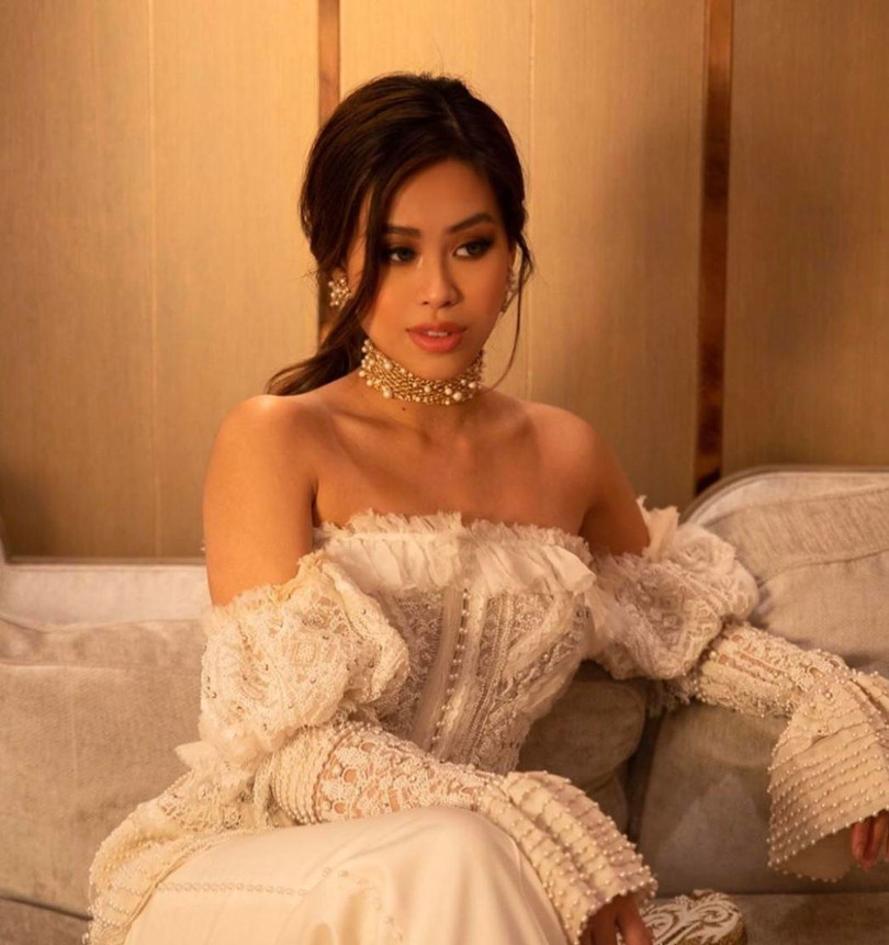 Hình ảnh trên trang cá nhân của Tiên Nguyễn khi ở nước ngoài 