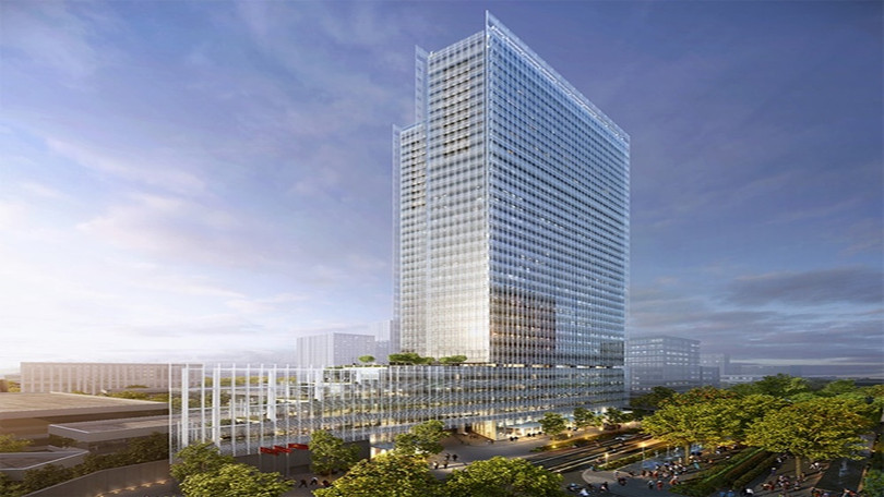Dự án VietCapital Center tại số 3A-3B Tôn Đức Thắng của VCRE cũng được triển khai trên một khu đất có nguồn gốc là đất quốc phòng. (Ảnh: Internet)
