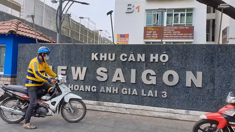 Chung cư New Sài Gòn (Ảnh: N.T) 