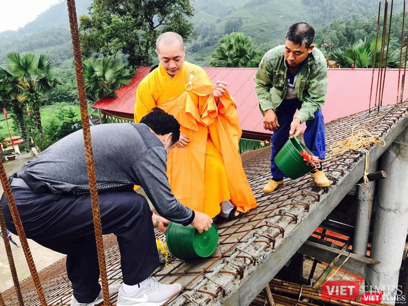 Chùa Bắc Lãm dần dược củng cố kiến thiết với sự chung tay của bà con trong vùng và các tín đồ thập phương...