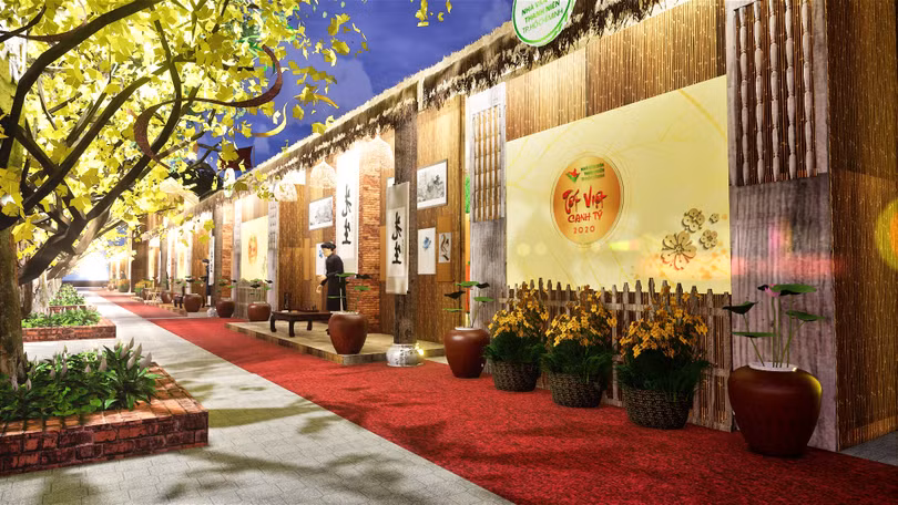 Phố Ông Đồ tôn vinh văn hóa truyền thống Việt