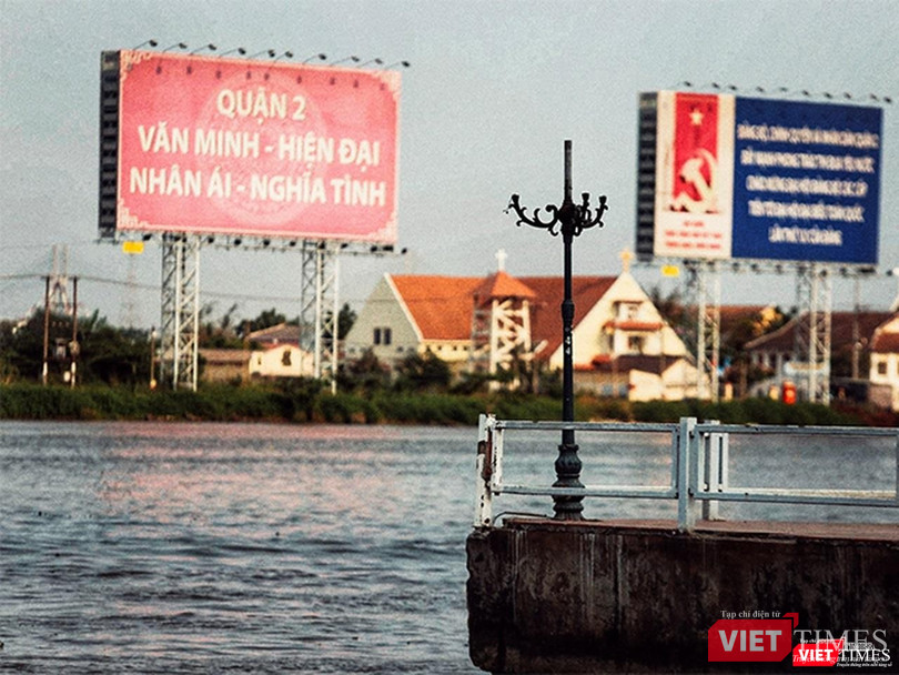 Quận 2, TP.HCM, từng được quy hoạch thành khu đô thị hiện đại, là trung tâm tài chính phố Đông sông Sài Gòn, với tên Khu đô thị mới Thủ Thiêm. Ảnh: Mai Kỳ.