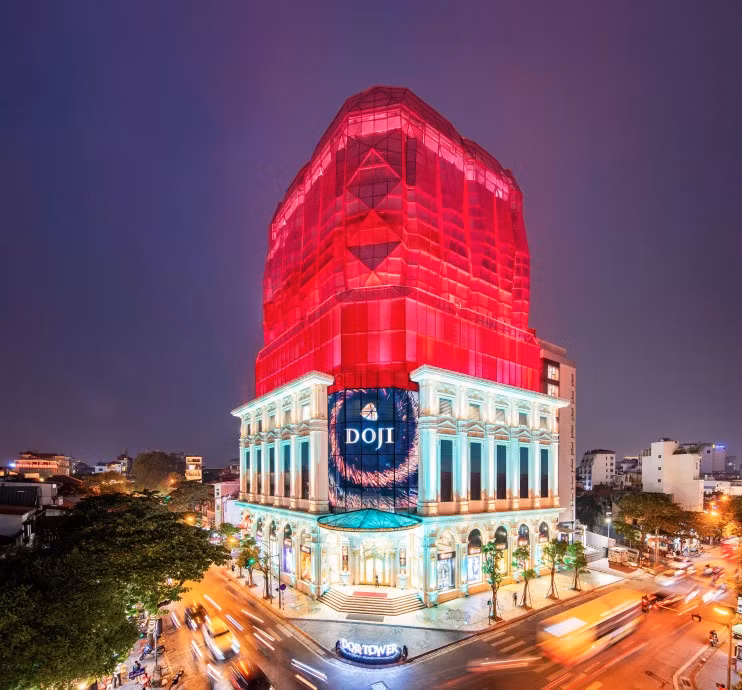 Tòa nhà Doji Tower tại số 5 Lê Duẩn, Hà Nội (Nguồn: Doji)