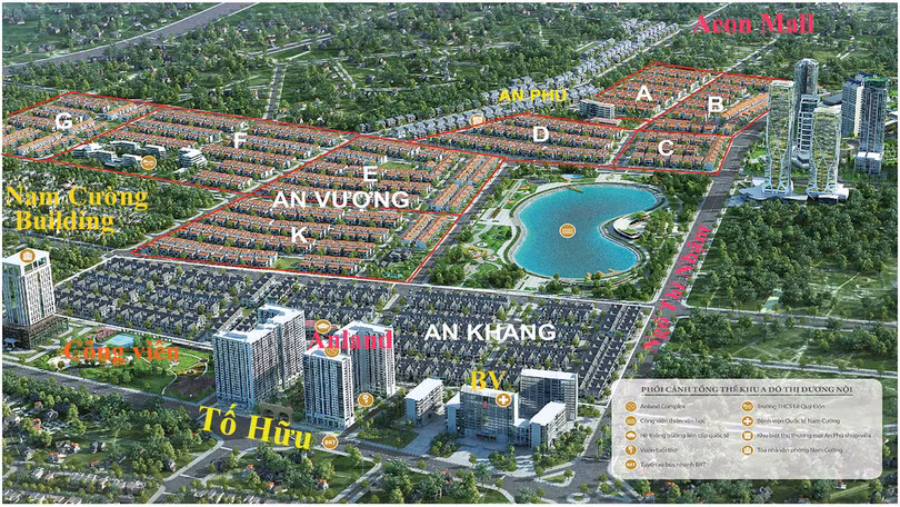 Tổng quan về dự án biệt thự An Vượng Villa