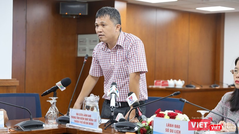 Ông Phan Thanh Tâm - Phó Giám đốc Trung tâm Kiểm soát bệnh tật TP.HCM. Ảnh: Khang Minh Phó Giám đốc Trung tâm Kiểm soát bệnh tật TP.HCM, ông Phan Thanh Tâm. Ảnh: Khang Minh