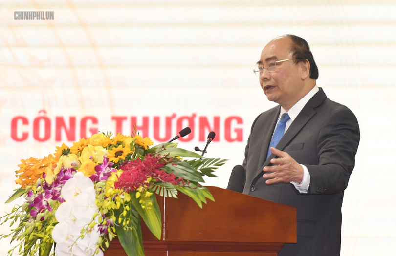 Thủ tướng: "Việt Nam có thể thành con hổ, có thể thành con rồng hay không chính là phụ thuộc rất nhiều vào sự phát triển đột phá của ngành công thương Việt Nam". (Ảnh: VGP) Thủ tướng: "Việt Nam có thể thành con hổ, có thể thành con rồng hay không chính là phụ thuộc rất nhiều vào sự phát triển đột phá của ngành công thương Việt Nam". (Ảnh: VGP)